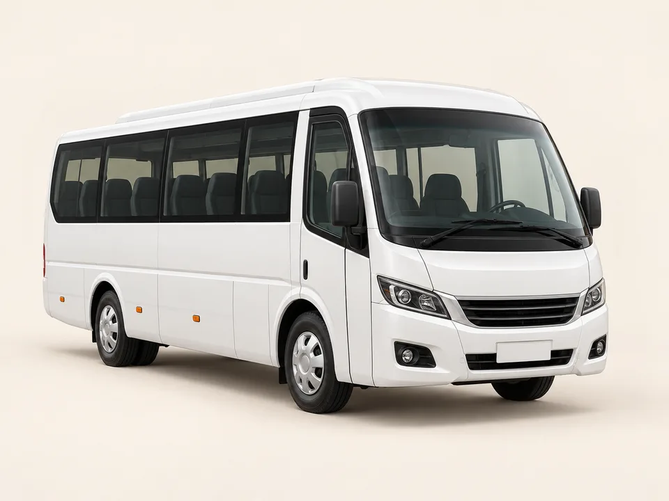 Buseta blanca para grupos