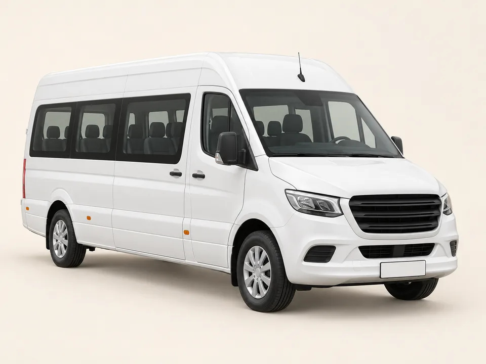 Sprinter blanca de techo alto